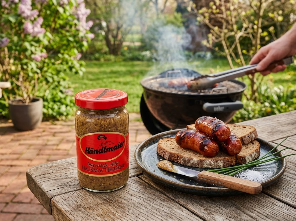 Hořčice a omáčky ke klobáskám na jarní grilovačku