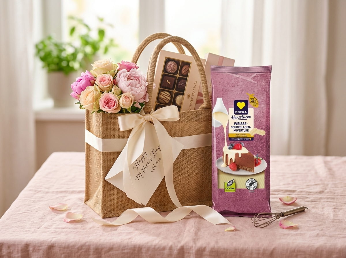 Sladký dárkový balíček ke Dni matek s čokoládou