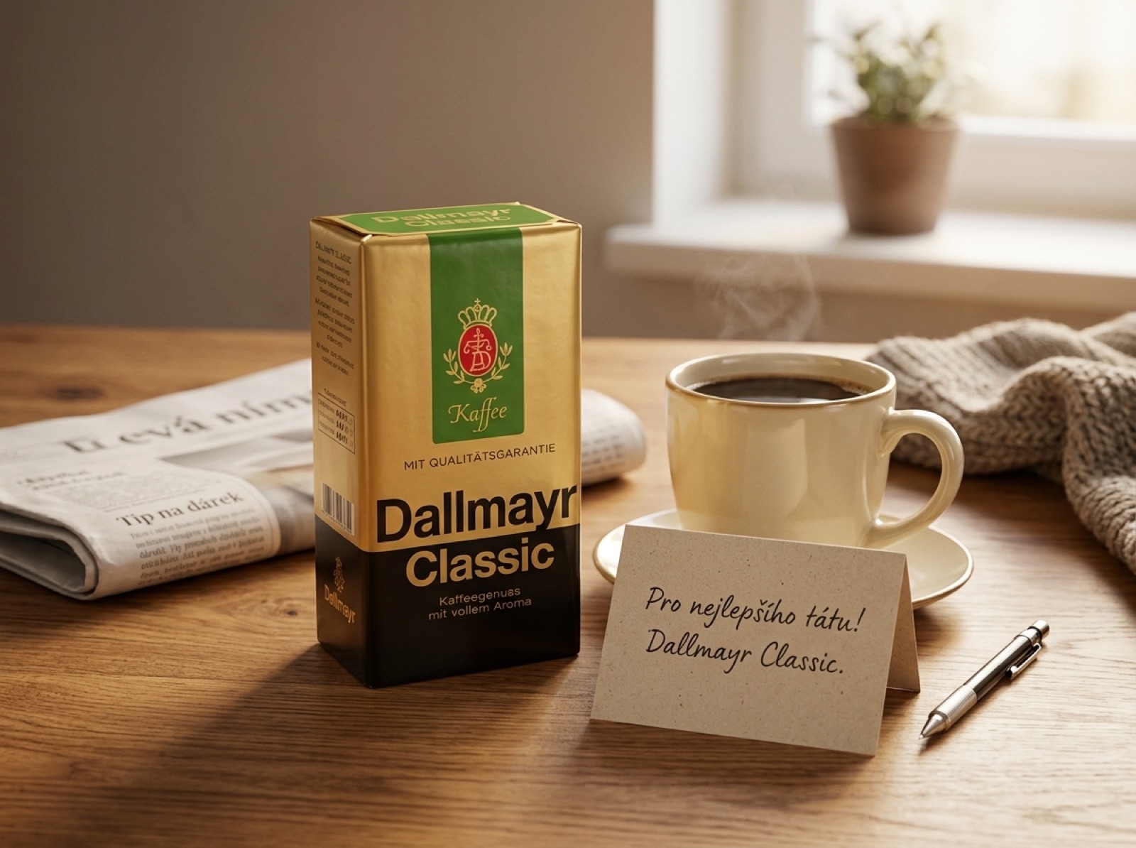 Dárek ke Dni otců 2026 s kávou Dallmayr Classic