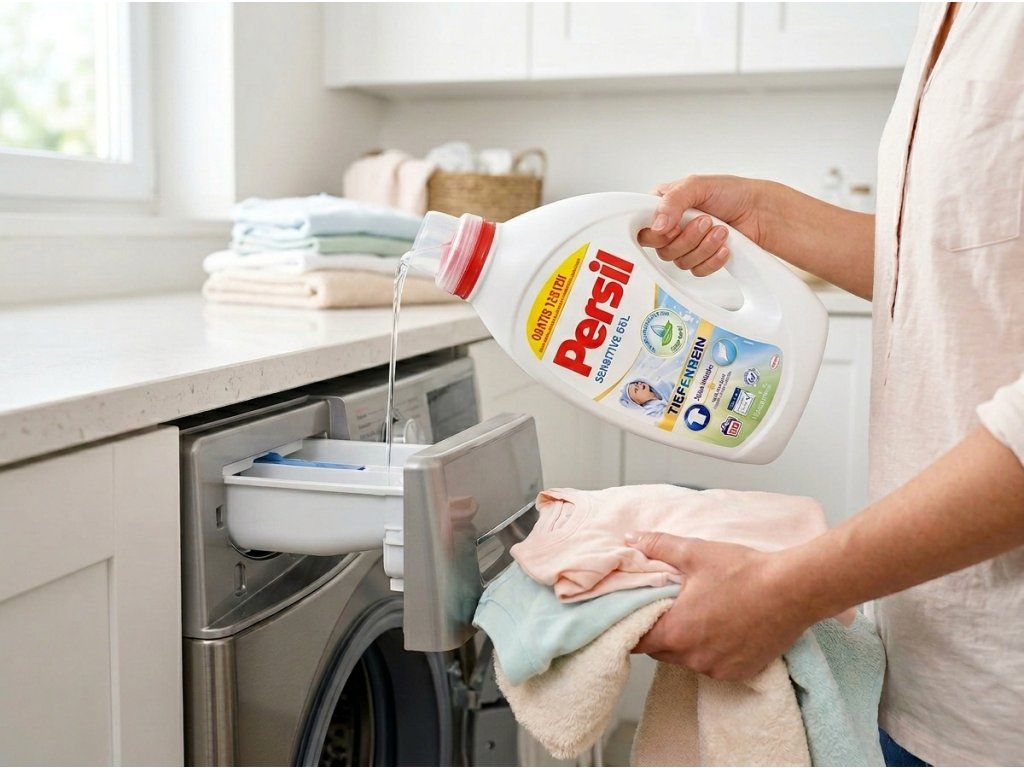 Persil Sensitive Gel - použití při praní