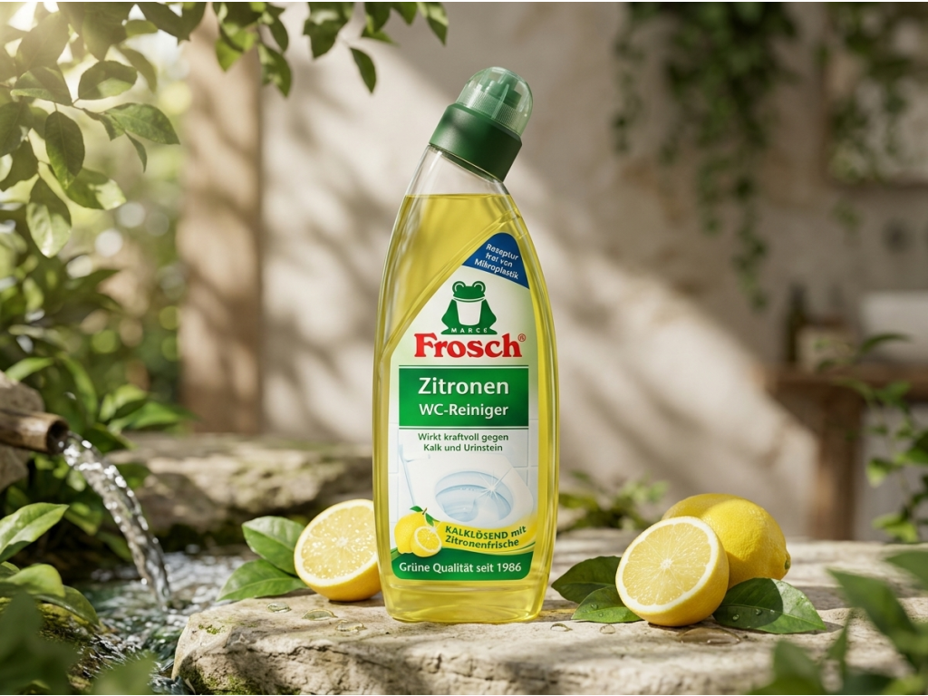 Frosch WC čistič citrón s přírodními citronovými motivy