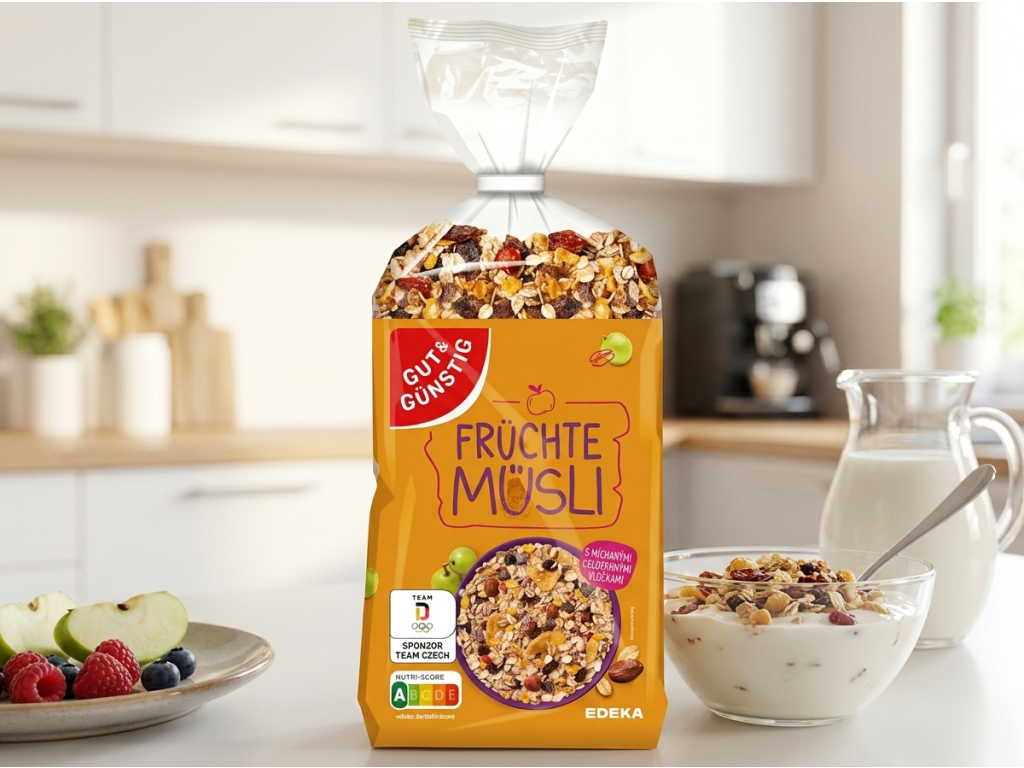 G&G ovocné müsli ke snídani
