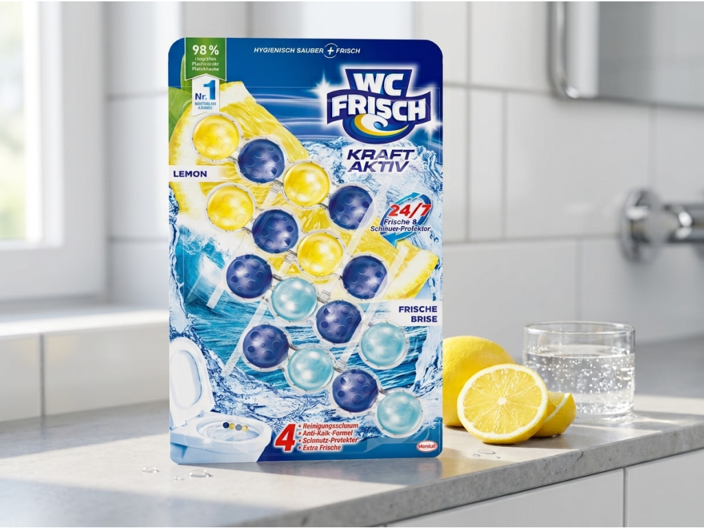 WC Frisch Lemon Frische Brise v koupelně