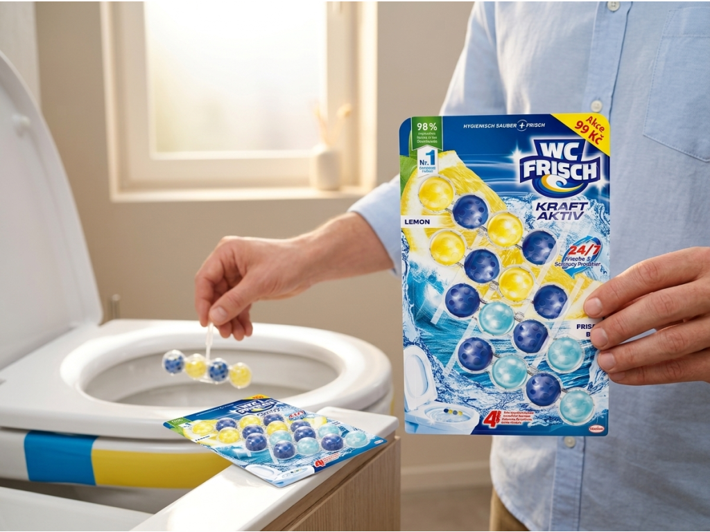 Použití WC Frisch Lemon Frische Brise