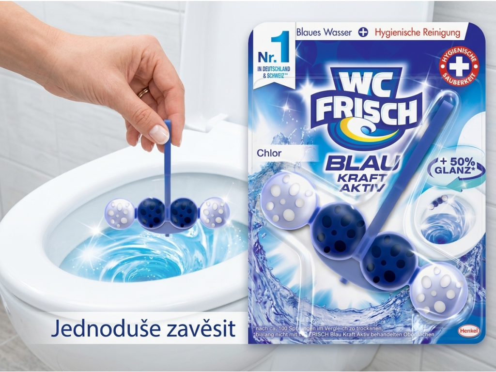 Použití WC Frisch Chlor