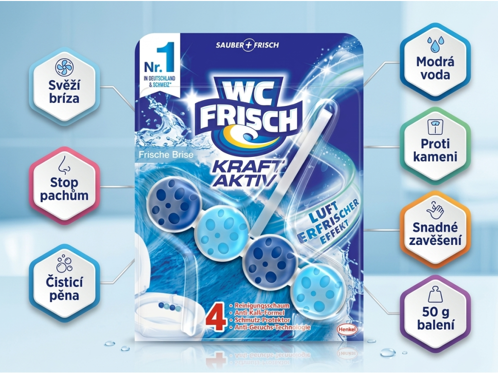 WC Frisch Frische Brise - infografika benefitů