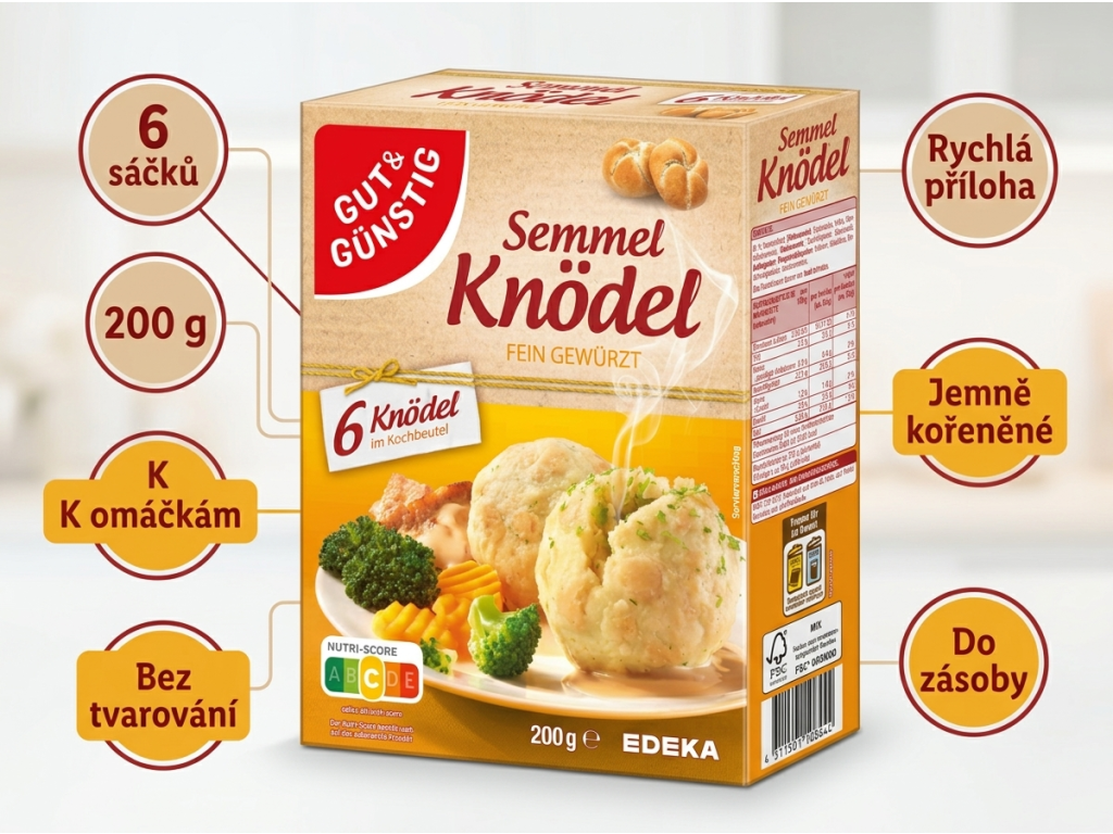 G&G houskové knedlíky - výhody