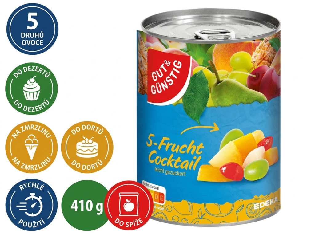 G&G ovocný koktejl - přehled výhod