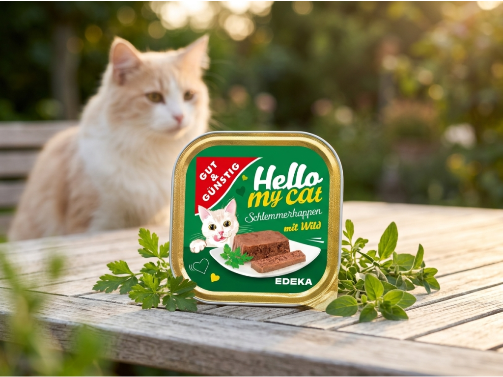 G&G Hello my cat paštika se zvěřinou v přírodním prostředí