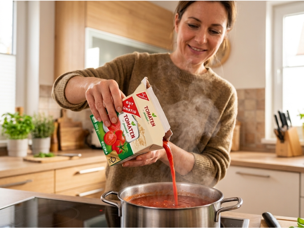 G&G Rajčata pasírovaná 500g - příprava omáčky