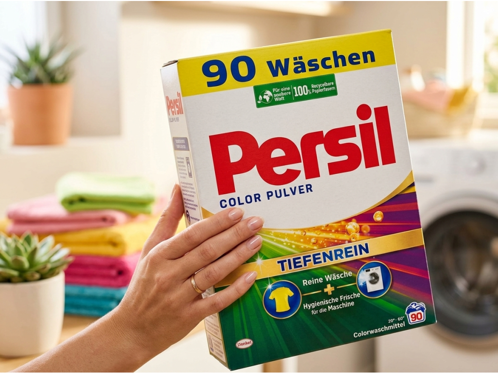 Persil Color prášek na praní - balení v ruce