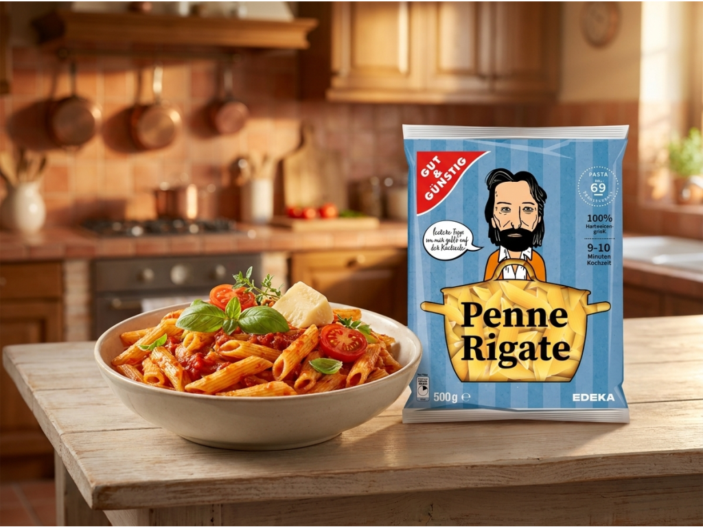 G&G Penne Rigate 500 g v kuchyni s čerstvými surovinami