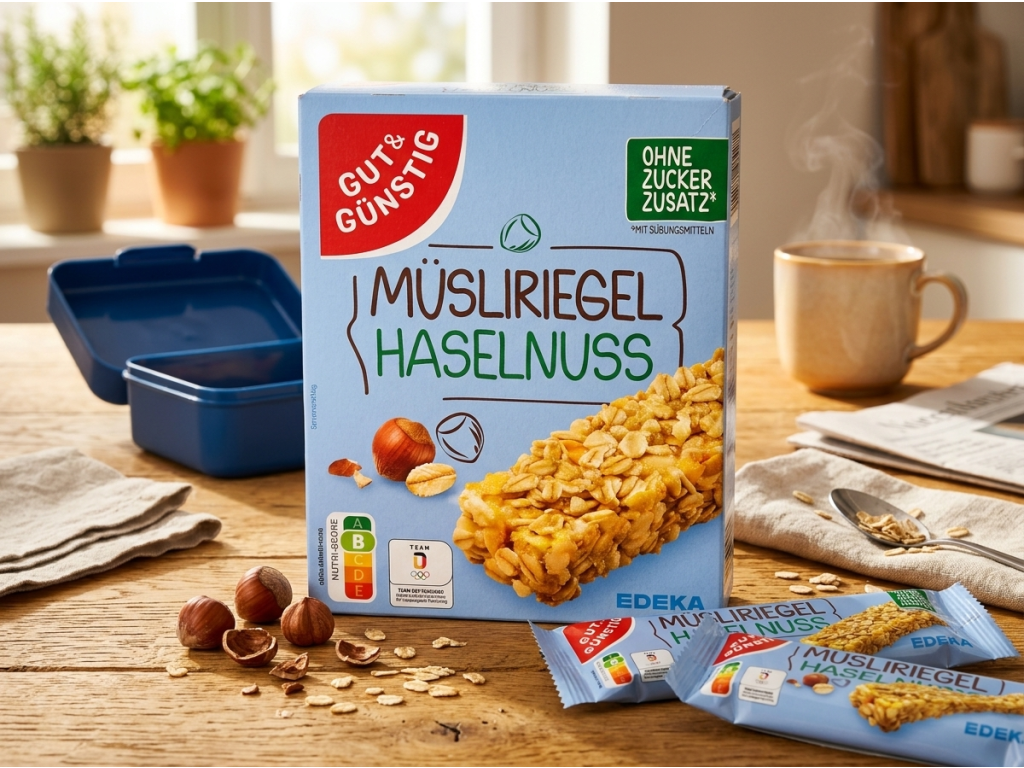 G&G müsli tyčinky s lískovými ořechy na svačinu