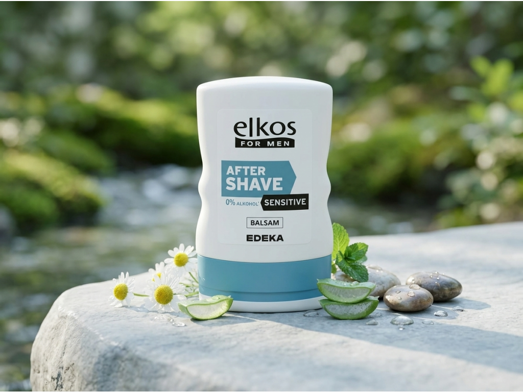 Elkos Sensitive balzám po holení 100 ml v jemném přírodním prostředí