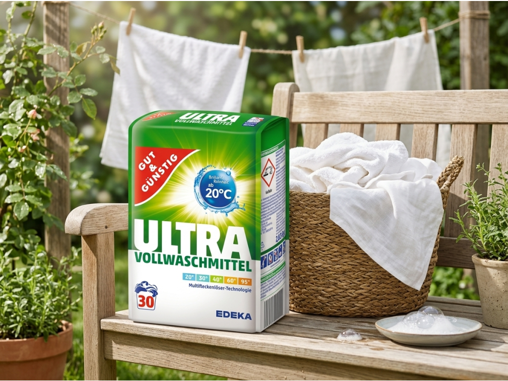 G&G Ultra univerzální prací prášek v domácím prostředí