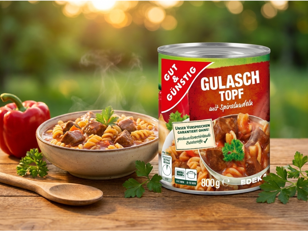 Gulášový eintopf G&G v přírodním prostředí