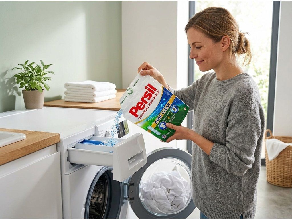 Persil Universal Megaperls Deep Clean – dávkování do pračky