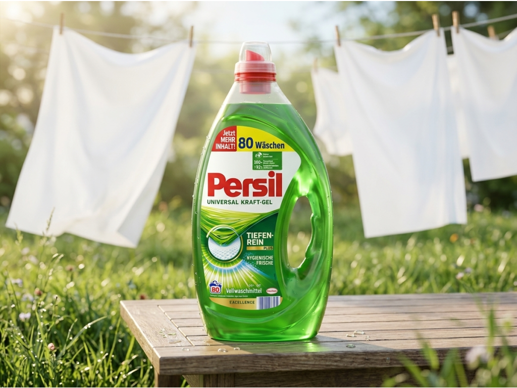 Persil prací gel a svěží prádlo