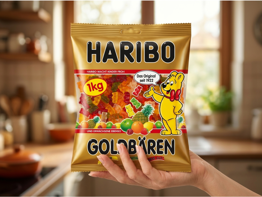 Haribo Goldbären 1 kg v ruce