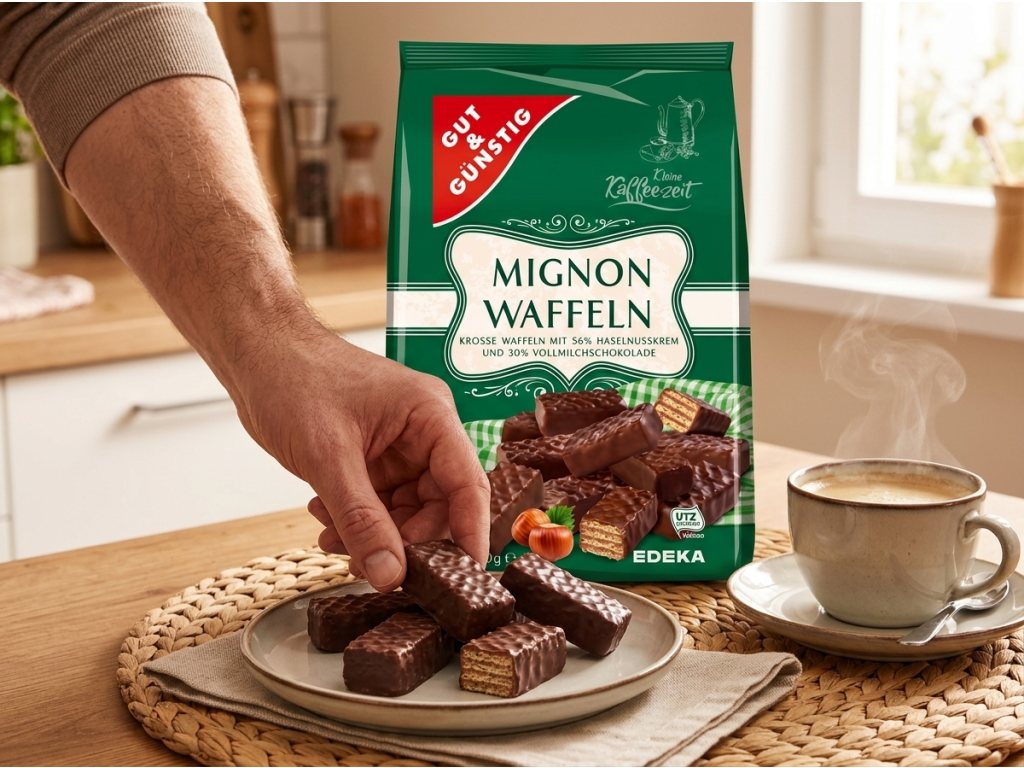 Servírování G&G oplatků miňonek