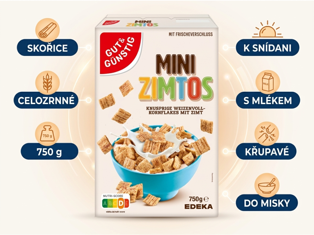 G&G Mini Zimtos - výhody