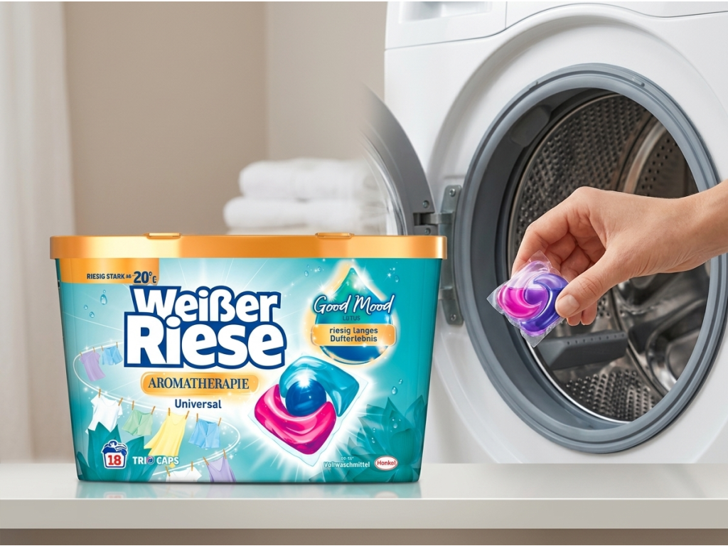 Použití kapsle Weisser Riese Trio-Caps