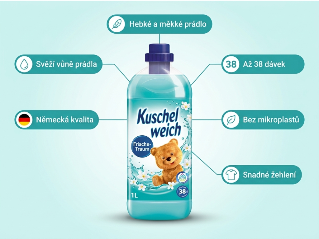 Kuschelweich Frischetraum aviváž — přehled výhod