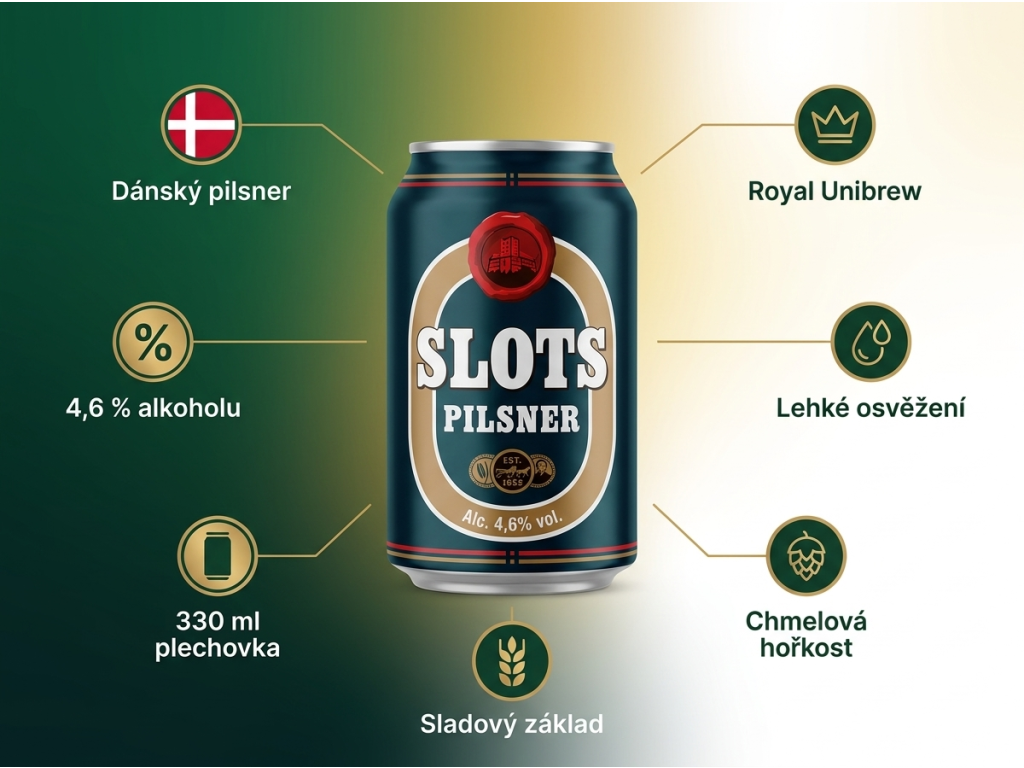 Slots Pilsner - výhody piva