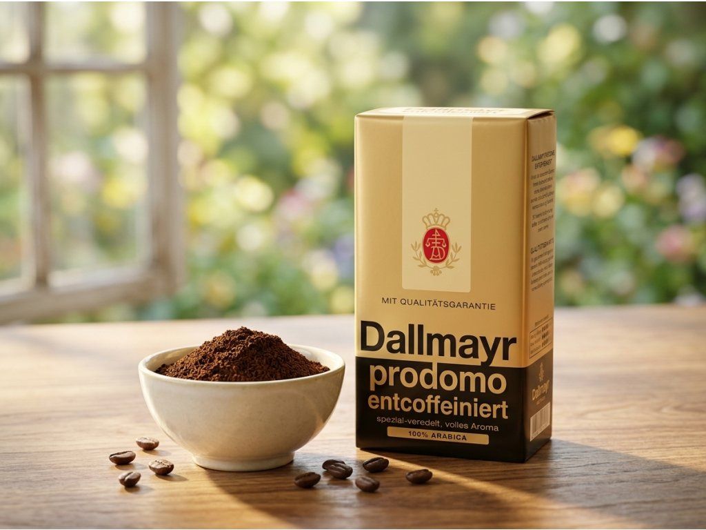 Dallmayr Prodomo bez kofeinu v přirozeném servírování