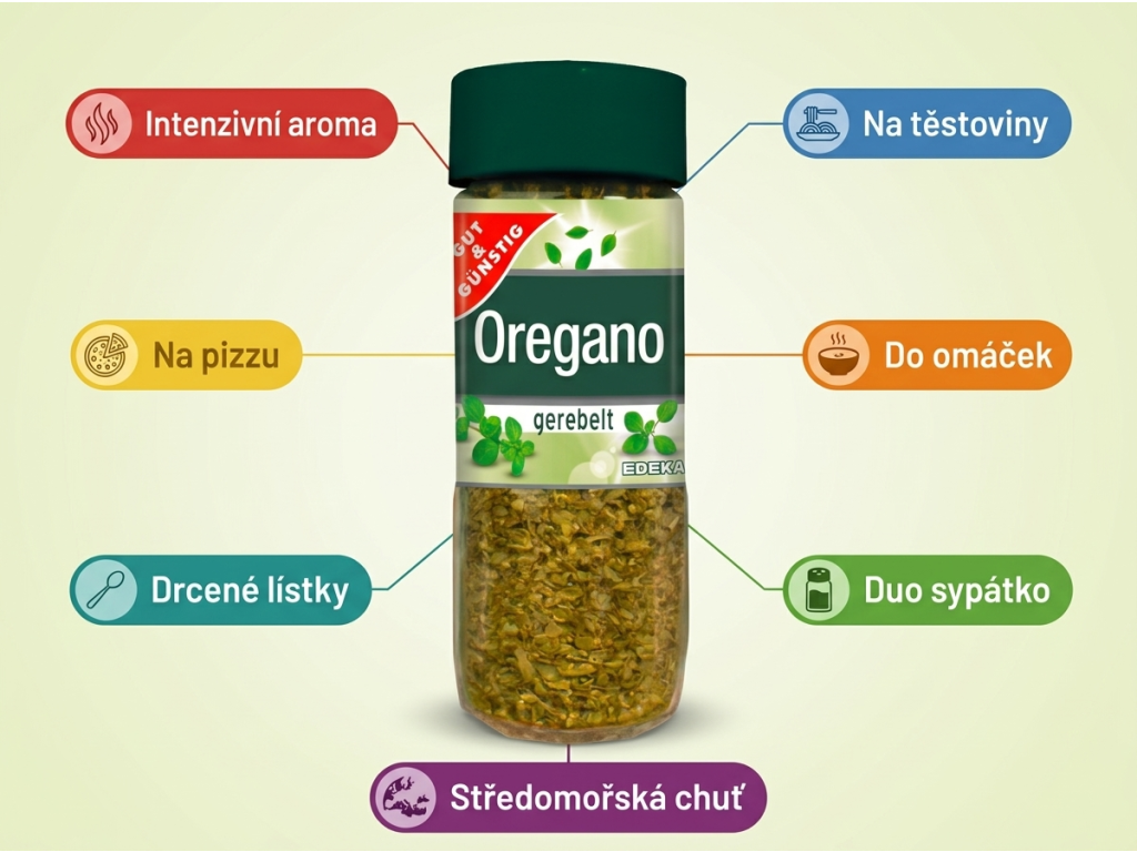 G&G sušené oregano – přehled použití a výhod