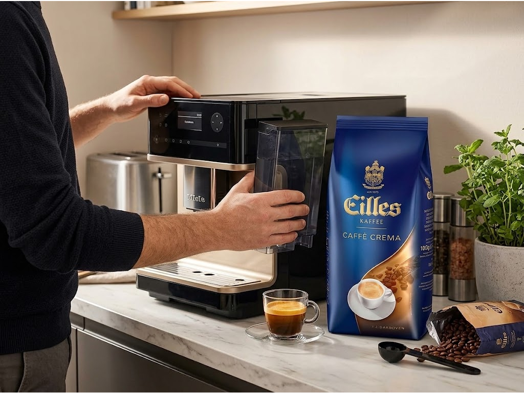 Příprava kávy Eilles Caffé Crema