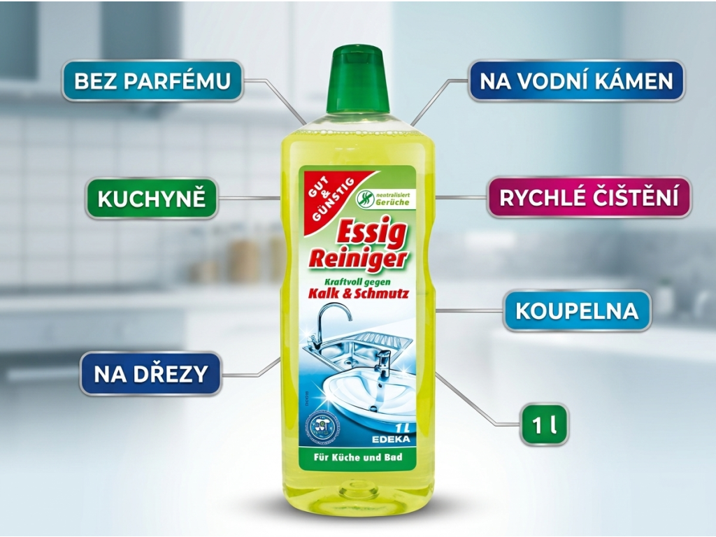 G&G octový čistič - přehled výhod