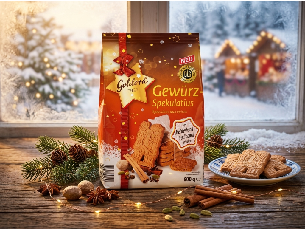 Goldora kořeněné Spekulatius 600 g - sváteční servírování