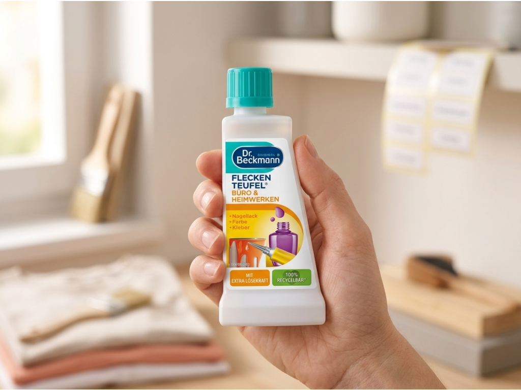 Dr. Beckmann ďáblík na skvrny 50 ml v ruce