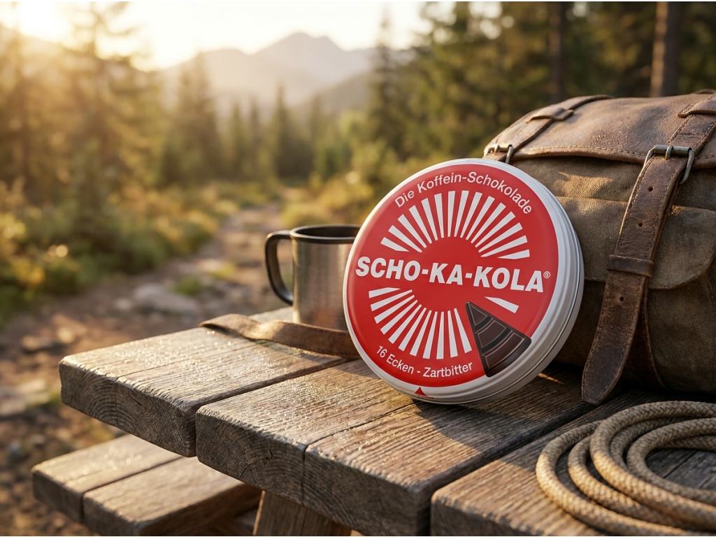 SCHO-KA-KOLA hořká energetická čokoláda 100g v přírodním prostředí