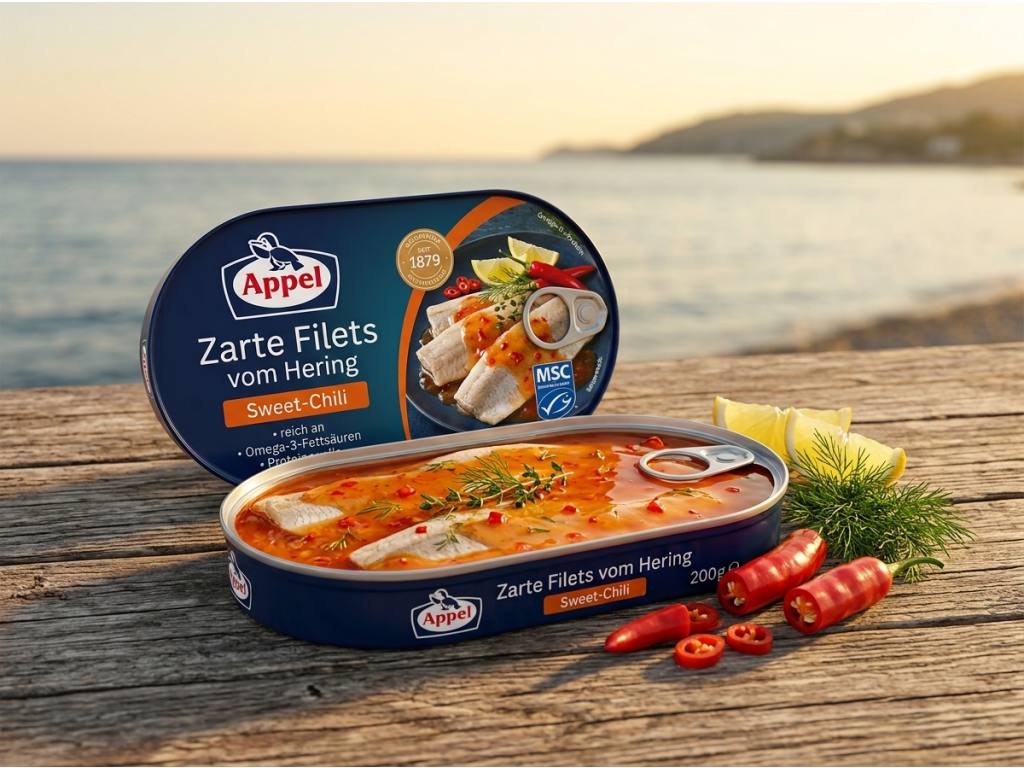 Appel sleďové filety ve sladkém chilli v přírodním prostředí