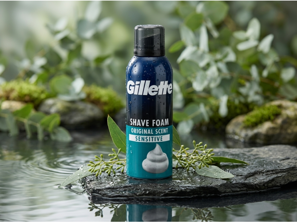 Gillette pěna na holení pro citlivou pokožku 200 ml