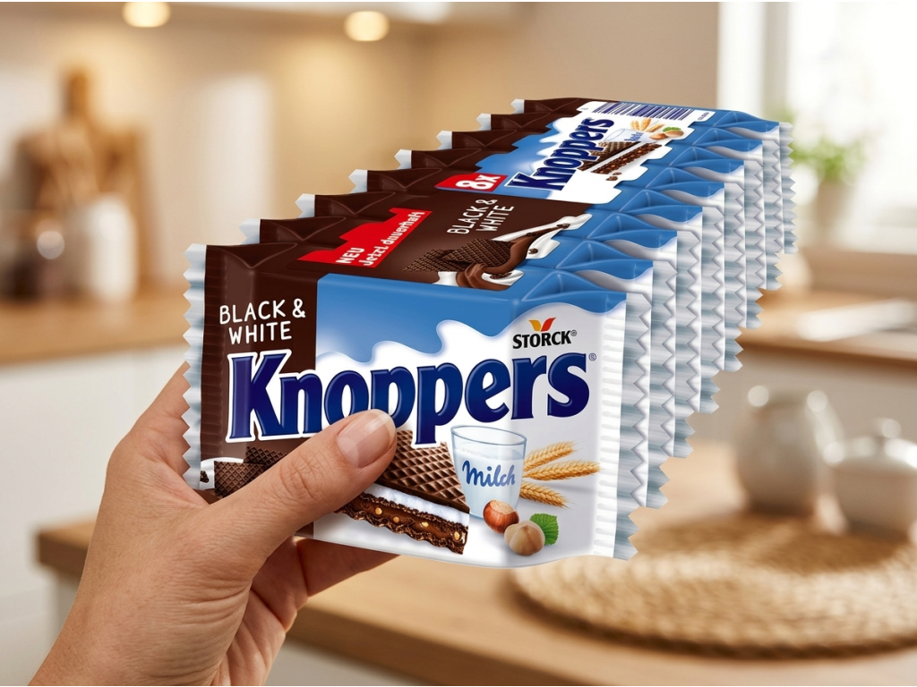 Knoppers Black & White v ruce