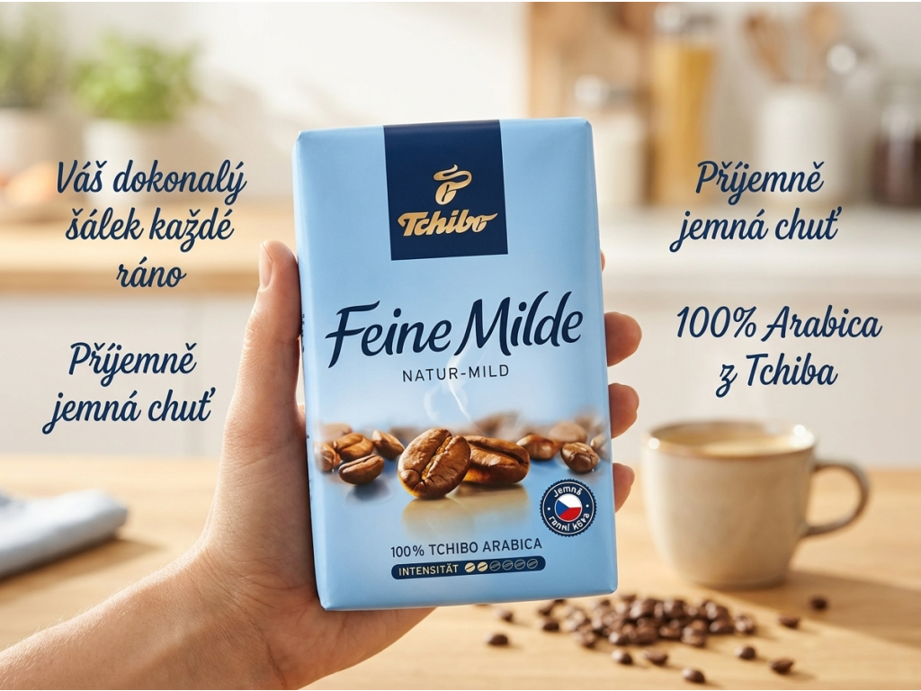 Tchibo Feine Milde 500 g v ruce