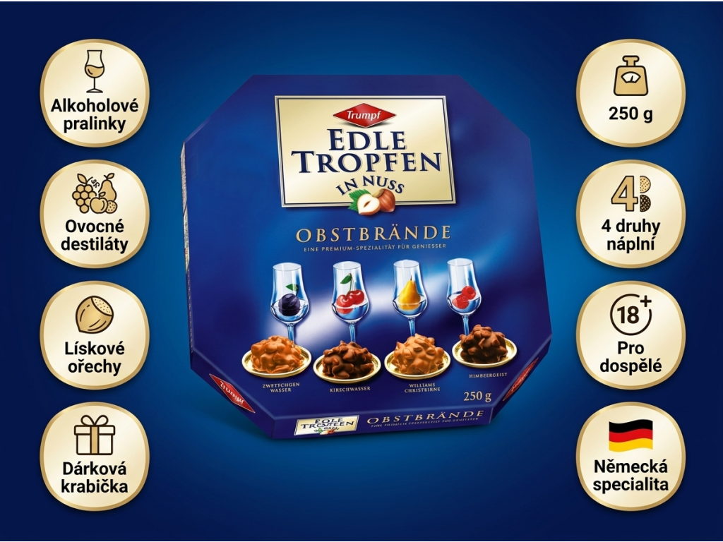 Trumpf Edle pralinky - přehled výhod
