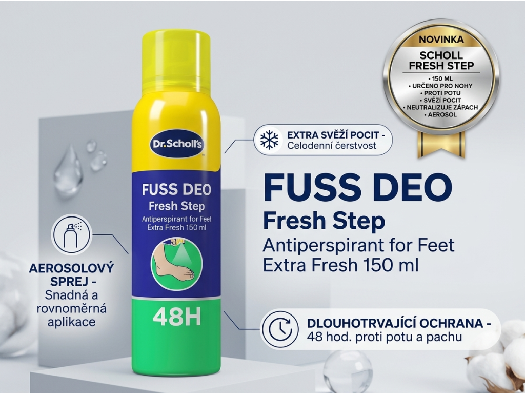 Scholl Fresh Step - přehled výhod