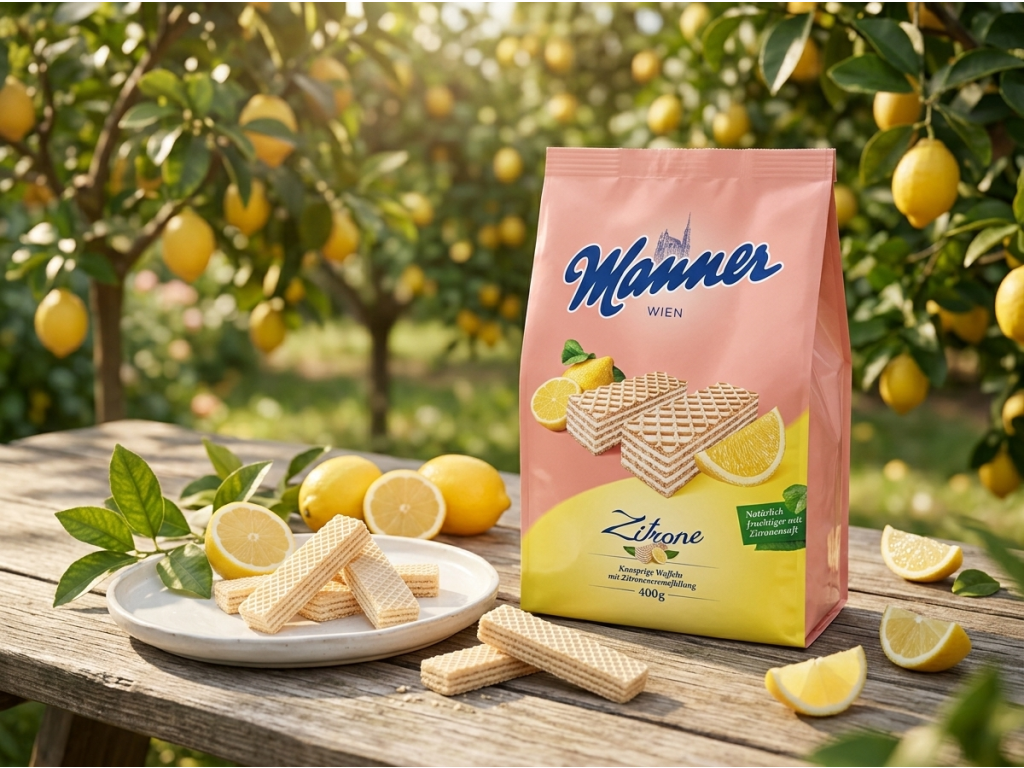 Manner Citronové řezy v citronovém servírování