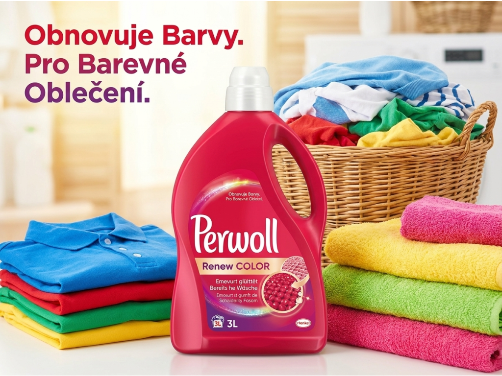 Perwoll Renew Color pro barevné textilie
