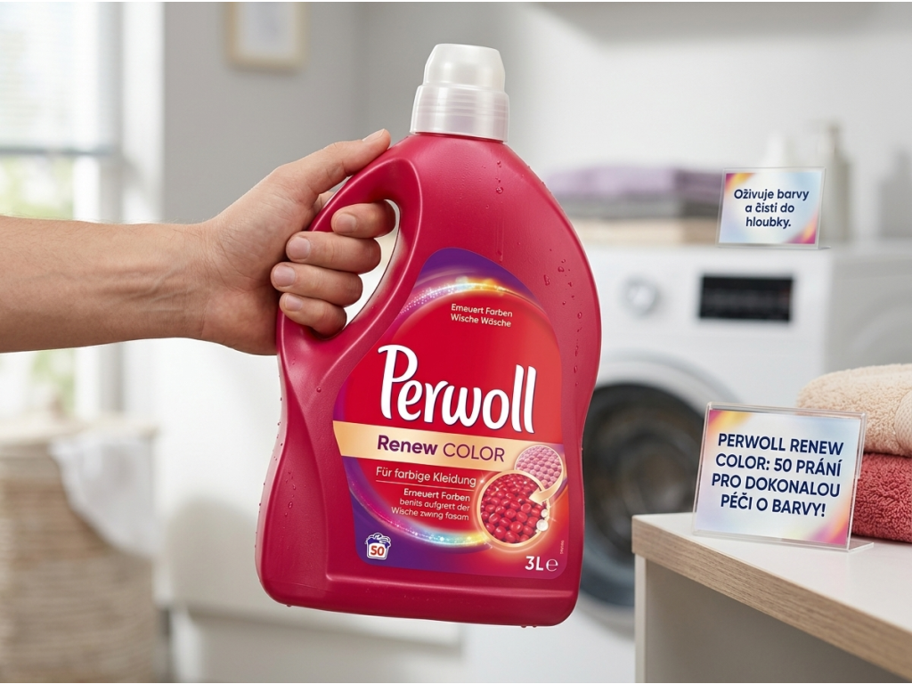 Perwoll Renew Color lahev v ruce