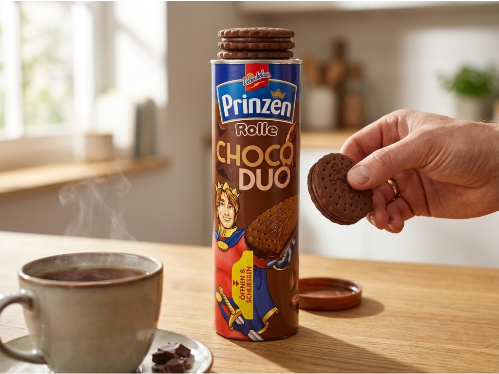 Prinzen Rolle Choco Duo při sdílení