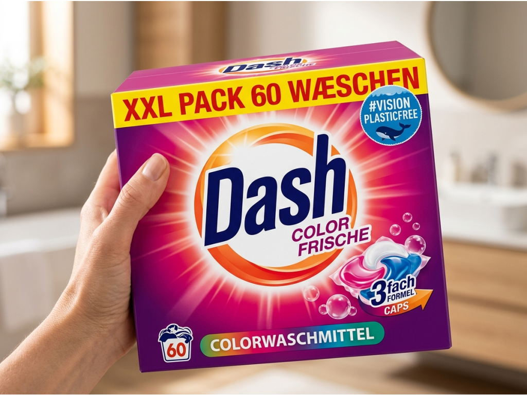 Dash Color prací kapsle 60 praní v ruce