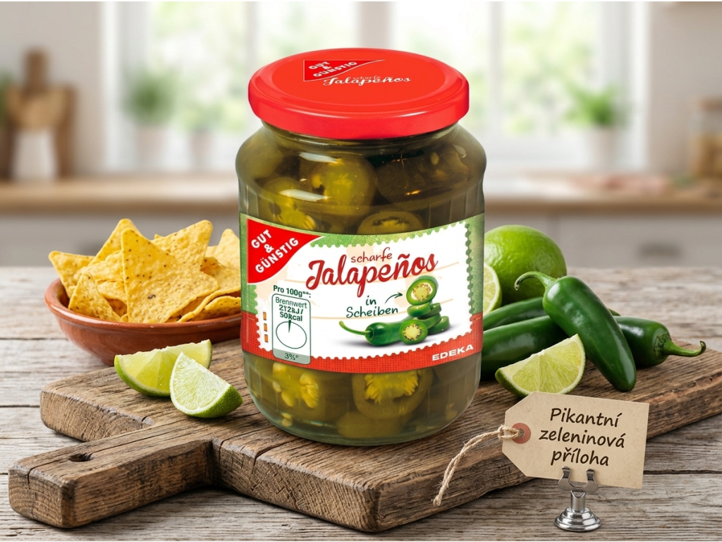 G&G jalapeños s tex-mex servírováním
