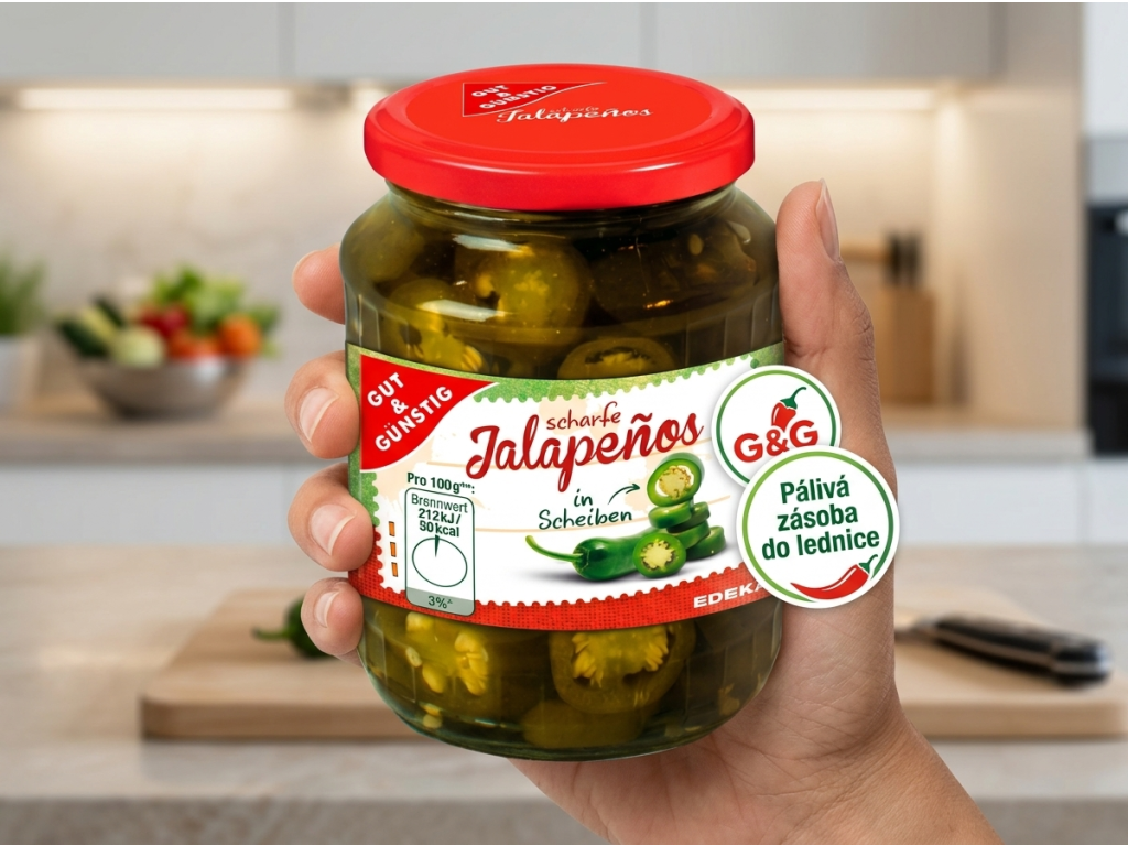G&G jalapeños v ruce