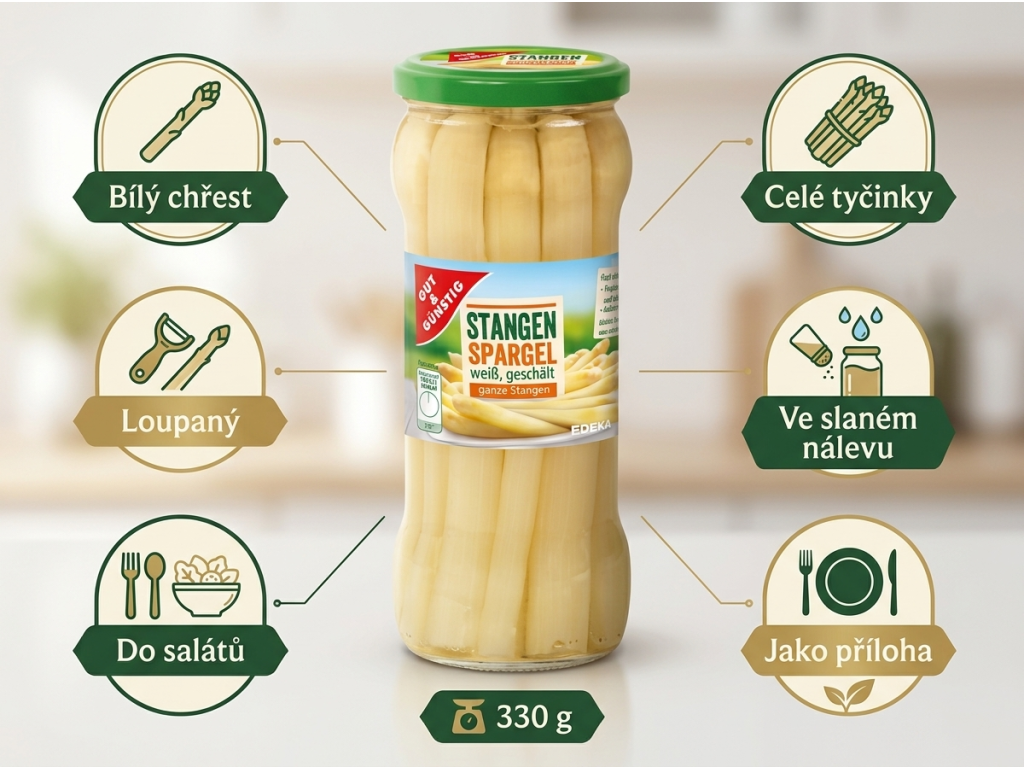 G&G chřestové tyčinky - výhody