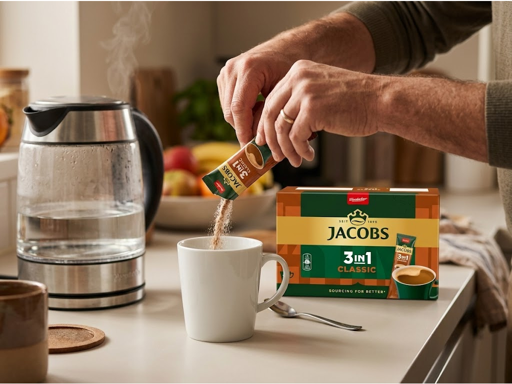 Jacobs 3v1 Classic rychlá příprava do hrnku